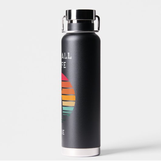 Football Vogelflesje Eigen tekst en naam Eigen fle Waterfles (Achterkant)