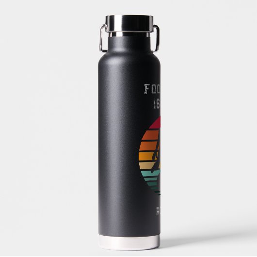 Football Vogelflesje Eigen tekst en naam Eigen fle Waterfles (Voorkant)