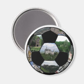 Football voor Duitsland Magneet (Voorkant / Achterkant)