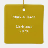 Football voor jongens Keramisch Ornament met foto' (Achterkant)