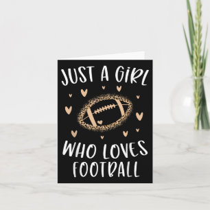 Football voor meisjes, gewoon een meisje dat van h kaart