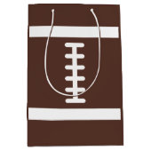 Football voor nieuwigheden medium cadeauzakje (Voorkant)