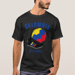 Football voor voetbal van voetgangers in Colombia T-shirt