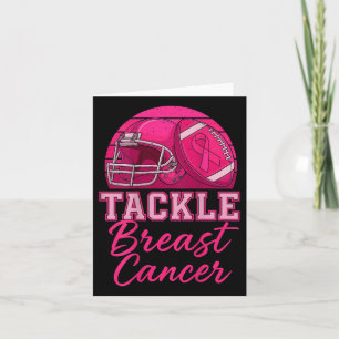 Football Voorlichting borstkanker Roze ribbo Kaart