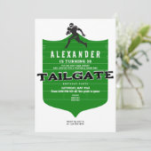 Football & Vrienden Tailgate Grill & Chill Verjaar Kaart (Staand voorkant)