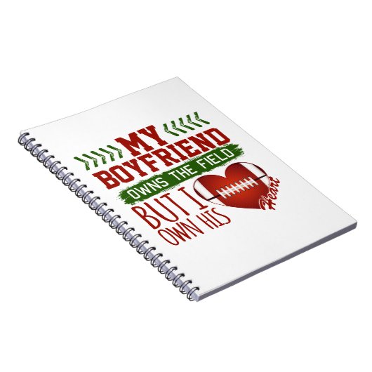 Football Vriendin Mijn vriend is eigenaar van het  Notitieboek (Rechterzijde)
