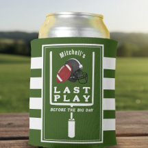 Football vrijgezellenfeest laatste spel voor grote