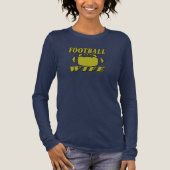 Football vrouw TD Edition Tri-Blend Shirt (Voorkant)