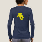 Football vrouw TD Edition Tri-Blend Shirt (Achterkant)