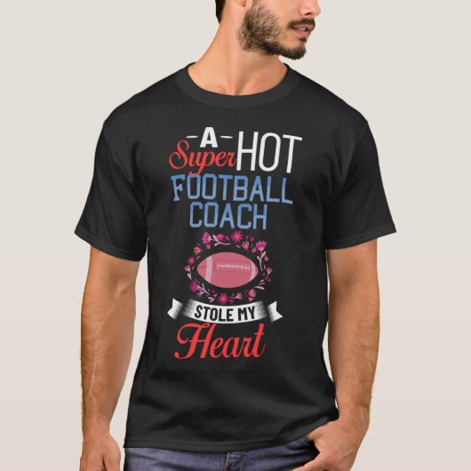 Football vrouw Vriendin citeert spel coach speler T-shirt (Voorkant)