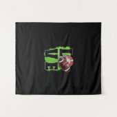 Football Wandkleed (Voorkant (horizontaal))