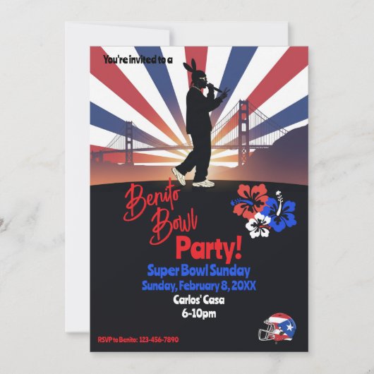 Football Watch Party Invitation Kaart (Voorkant)