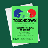 Football Watch Party Invitation Kaart
