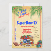 Football Watch Party Invitation Kaart (Voorkant)