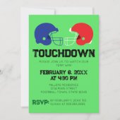 Football Watch Party Invitation Kaart (Voorkant)