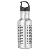 Football waterflessen voor touringcars of voor spe waterfles (Achterkant)