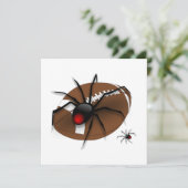 Football weduwe kaart (Staand voorkant)