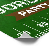 Football Welkomstwoord Poster 11x14 (Hoek)