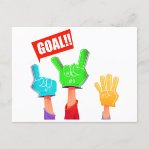 Football wereldbeker 2022 - briefkaart