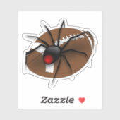 Football Widow Sports Sticker (Vel)