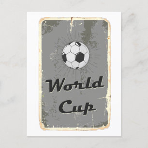 Football WK Stijl Poster Kunstontwerp Briefkaart