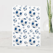 Football woord zoeken Gaming Card Feestdagen Kaart (Achterkant)