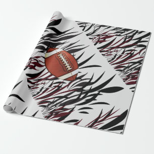 Football wrapping papier-Design Carolina Cadeaupapier