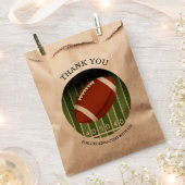 Football Yard Lines Super Sports Fan Bedankzakje (Geknipt)