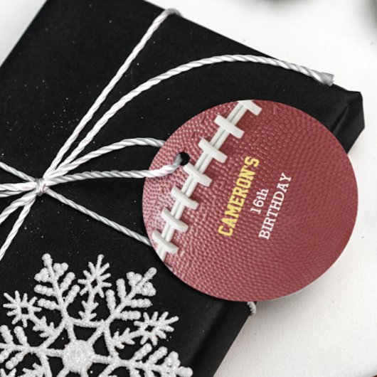 Football ziet er goed uit bedankjes labels