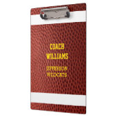 Football ziet er persoonlijk uitzien klembord (Links)