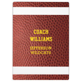 Football ziet er persoonlijk uitzien klembord (Achterkant)