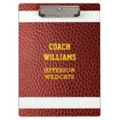 Football ziet er persoonlijk uitzien klembord (Voorkant)