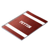 Football ziet er uit op een persoonlijk Notitieboe Notitieboek (Linkerzijde)