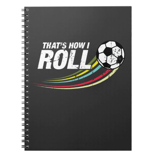 Football - Zo draai ik Soccer Gift Idee Notitieboek (Voorkant)