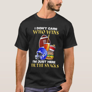 Football zondag kan het me niet schelen voor wie m t-shirt
