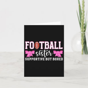 Football zus ondersteunende zus van een Football P Kaart