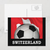 Football Zwitserland Briefkaart (Voorkant / Achterkant)