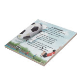    FootballGrandson Poem Tegeltje (Zijkant)