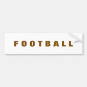 Footballs bumper sticker (Voorkant)
