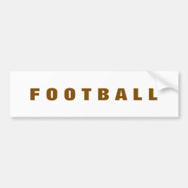 Footballs bumper sticker