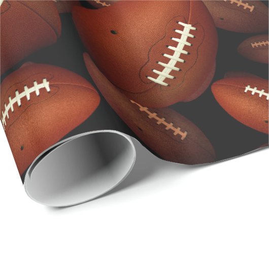 Footballs Cadeaupapier (Rol Hoek)