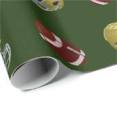 Footballs en helmen cadeaupapier (Rol Hoek)