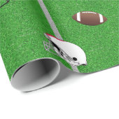 Footballs- en Helmets-patroon Cadeaupapier (Rol Hoek)