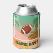 Footballs en palmen blikjeskoeler (Blikje Voorkant)