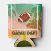 Footballs en palmen blikjeskoeler (Voorkant)