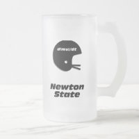Footballs helm in de staat Newton