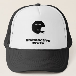 Footballs helm radioactieve toestand trucker pet