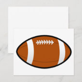 Footballs Kaart (Voorkant / Achterkant)