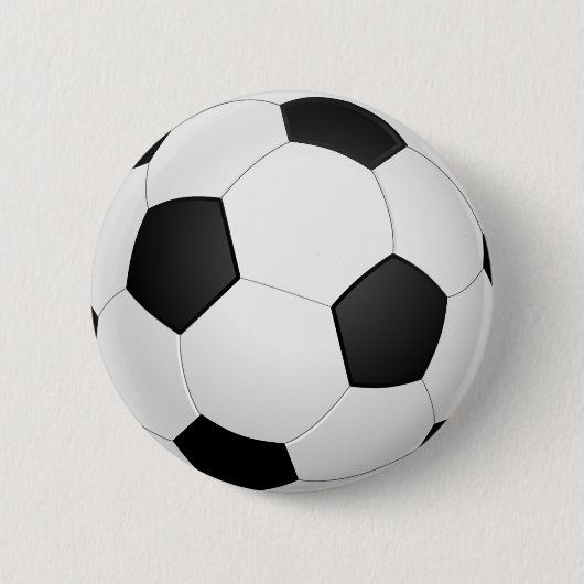 Footballs kogel ronde button 5,7 cm (Voorkant)