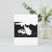 footballs laarzen briefkaart (Staand voorkant)